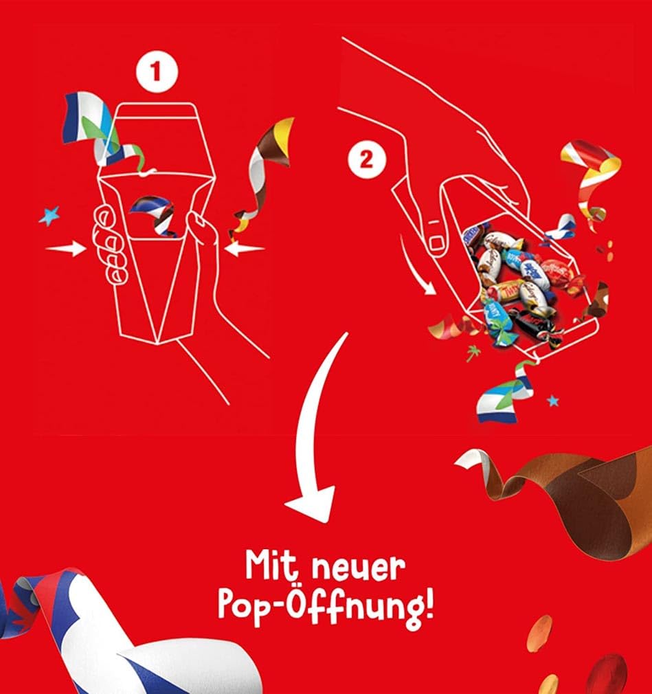 Celebrations Pop Box Pralinenmischung 350g Geschenkbox