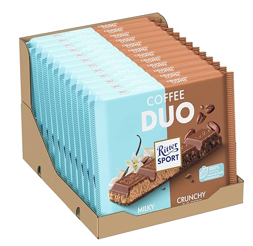 Ritter Sport Großtafel Coffee Duo Schokolade 12x218g Kaffee