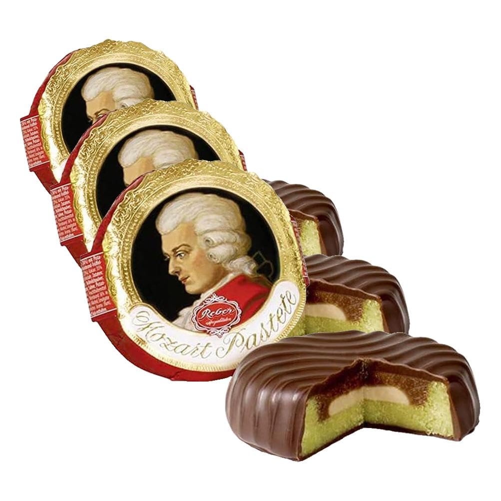 Reber Mozart-Gebäck Pralinen 37g Honig-Trüffel Nougat Marzipan