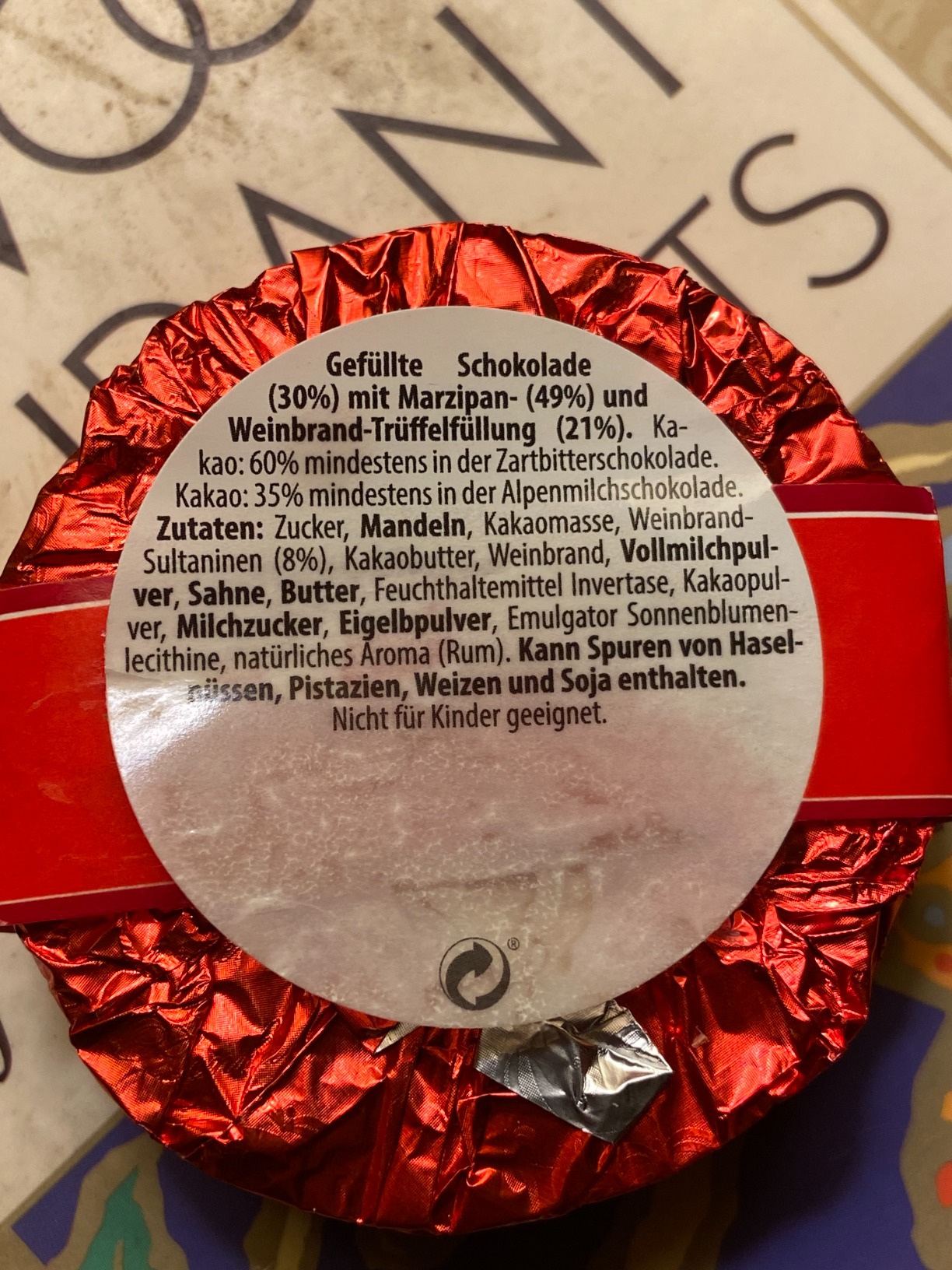 Reber Spezialitäten-Kassette 301 Pralinen 8er 285g Mozart-Kugel
