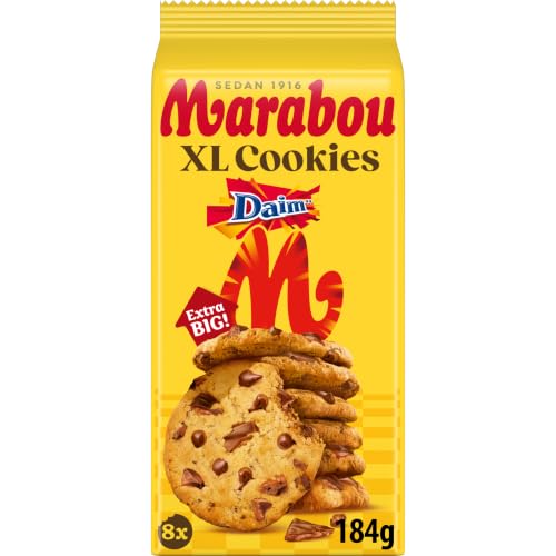Marabou Daim XL Cookies Keks 10x184g Karamell Vorratspack