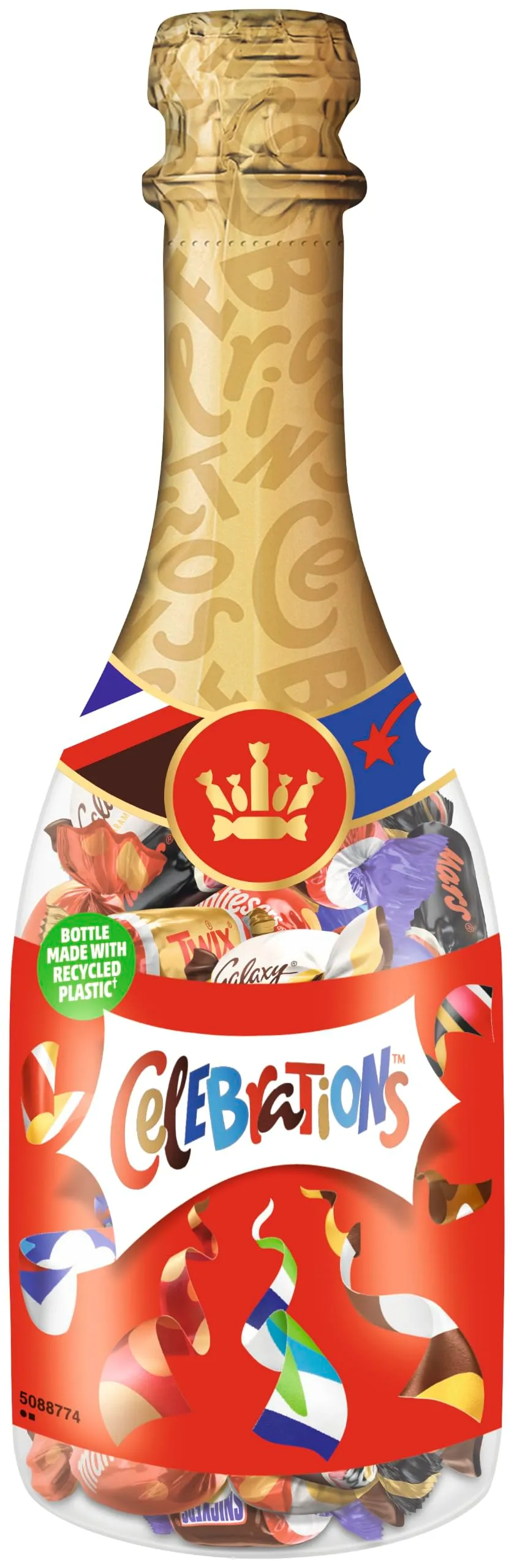 Celebrations Gift Bottle Pralinenmischung 296g Snickers Twix