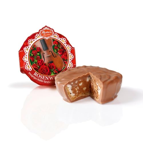 Reber Pasteten Rosenwalzer-Törtchen 48g Nougat Waffel