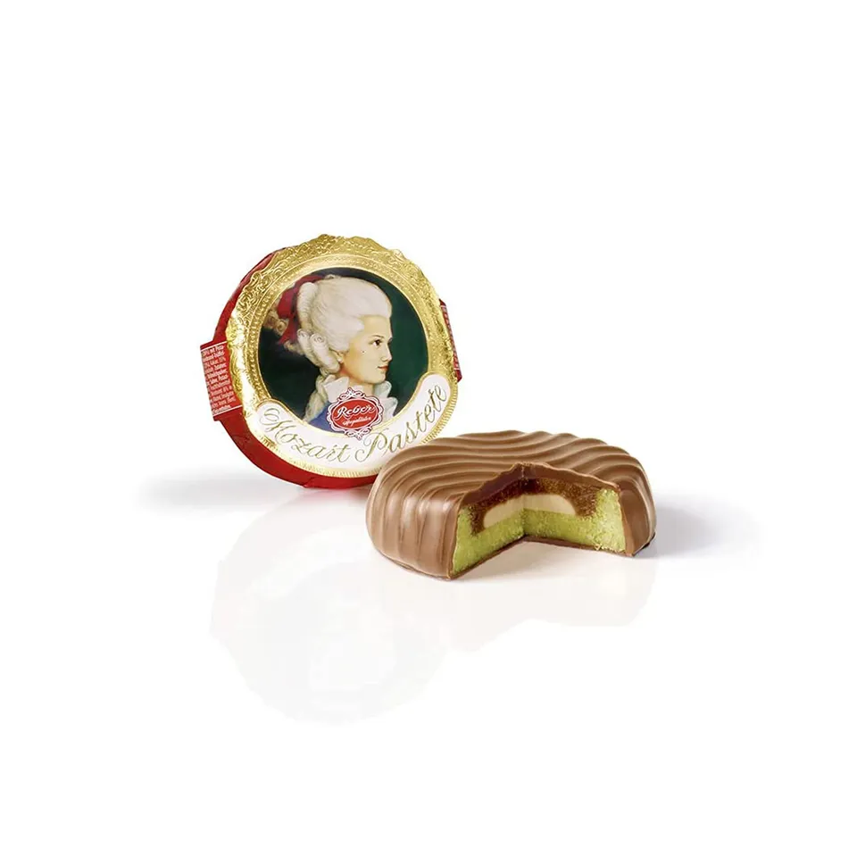 Reber Constanze Mozart-Pastete Pralinen Alpenmilch 9 Stück
