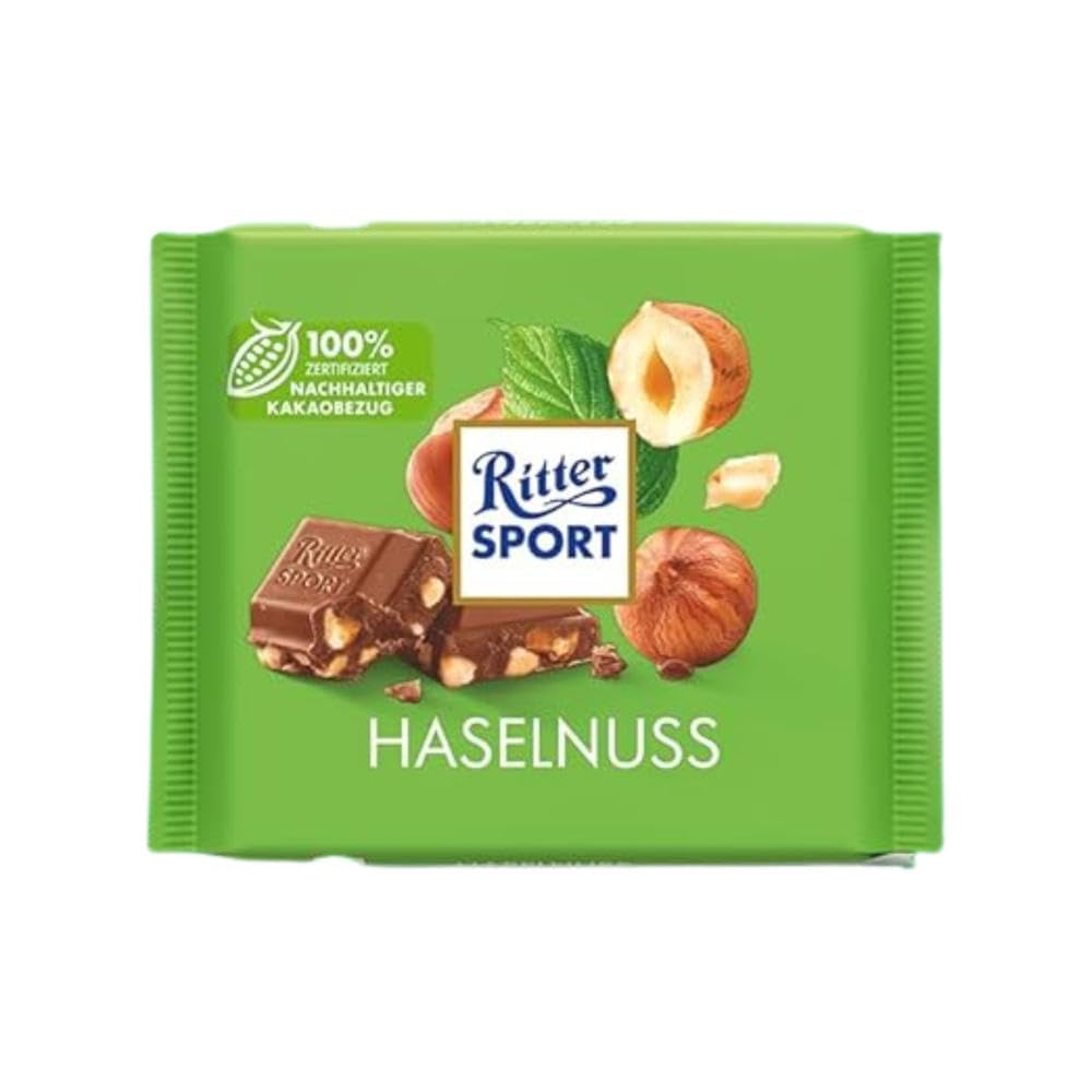 Ritter Sport Nuss-Klasse Haselnuss Tafel Vollmilch 12x100g