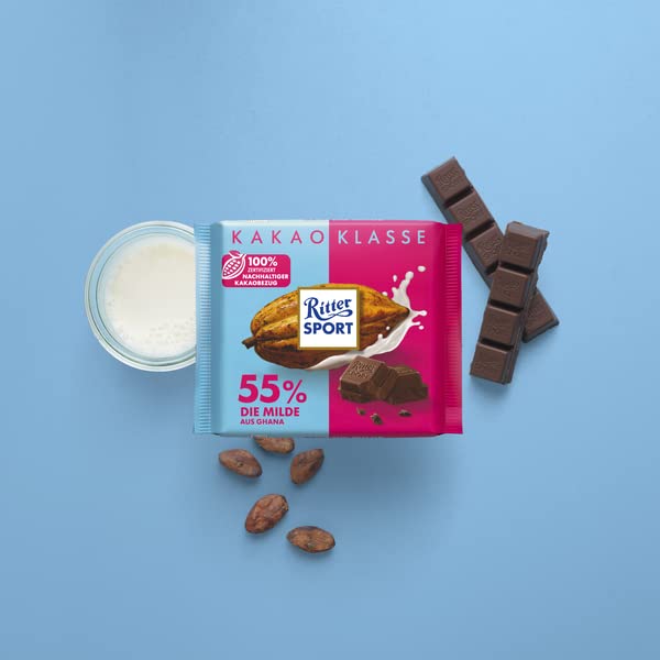 Ritter Sport Kakao-Klasse Die Milde 55% Tafel 100g Ghana