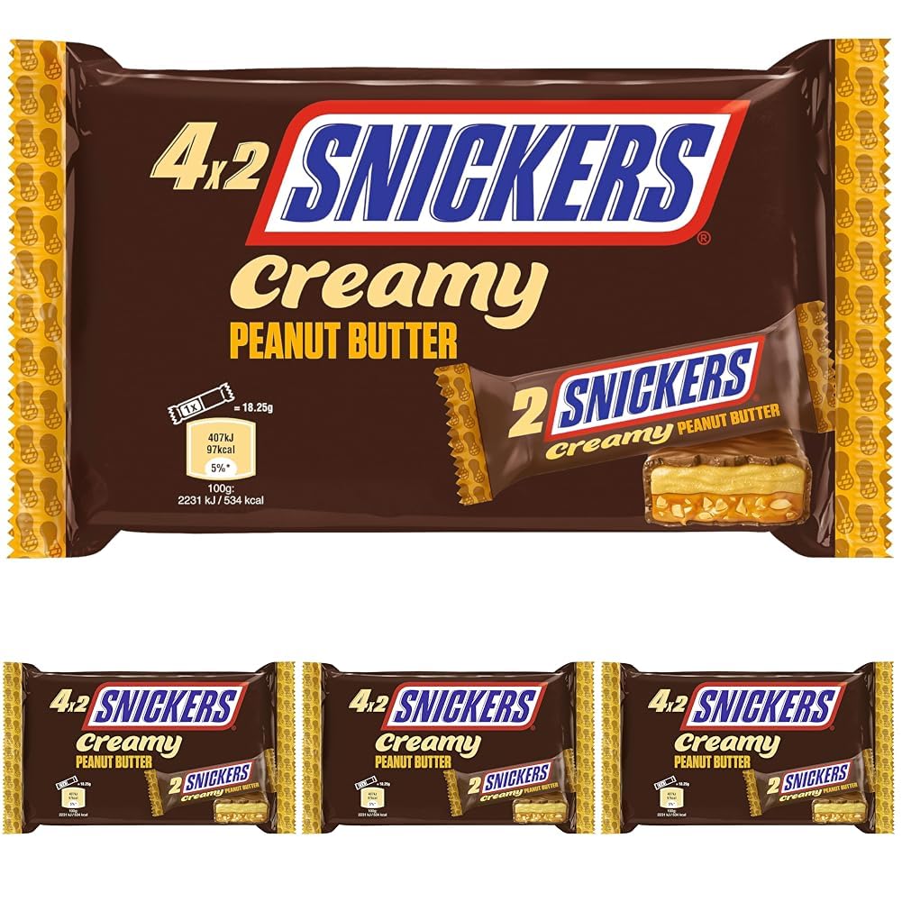 Snickers Creamy Peanutbutter Doppelriegel 24x36,5 g