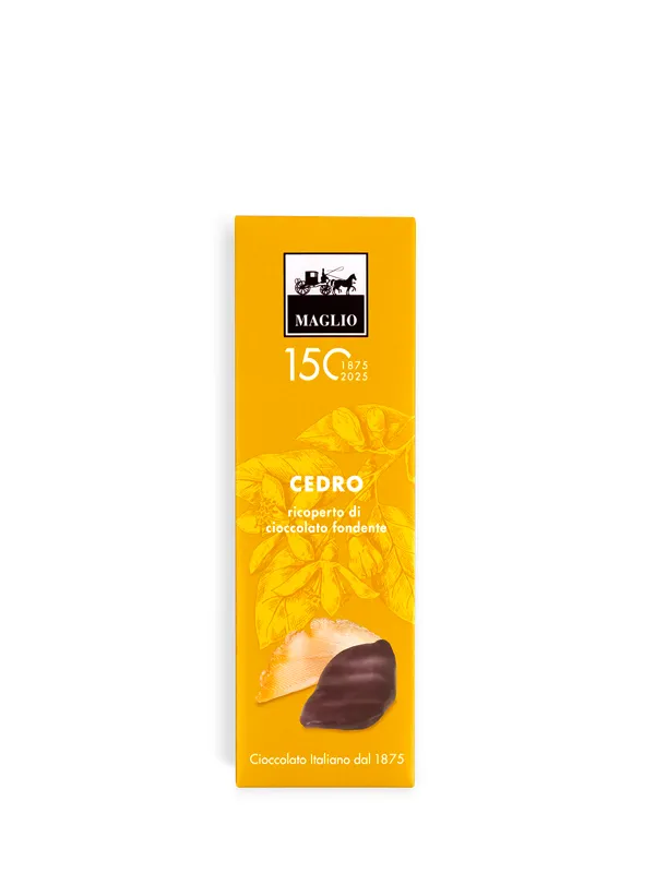 Maglio Cedro Zartbitterschokolade Zitrone-Zedrat 62% Kakao