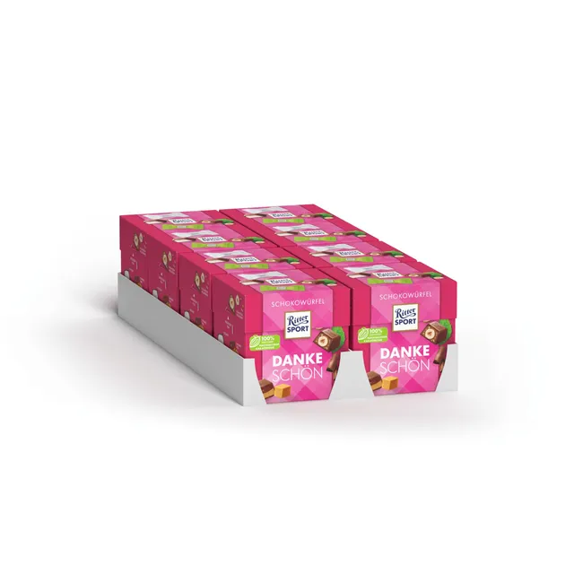 Ritter Sport Bunte Vielfalt Schokowürfel Dankeschön 8 x 176 g