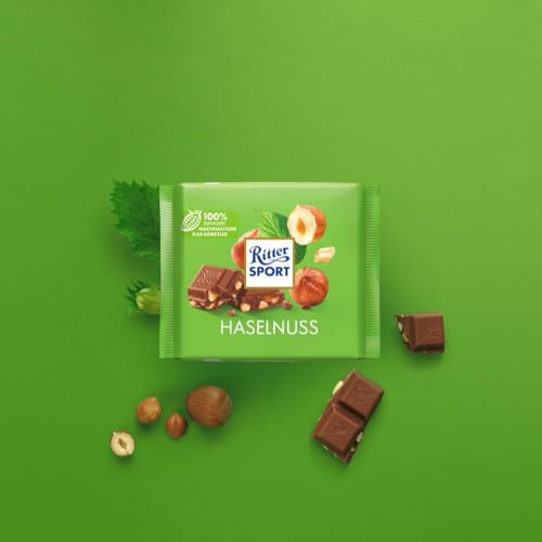 Ritter Sport Nuss-Klasse Haselnuss Tafel Vollmilch 12x100g