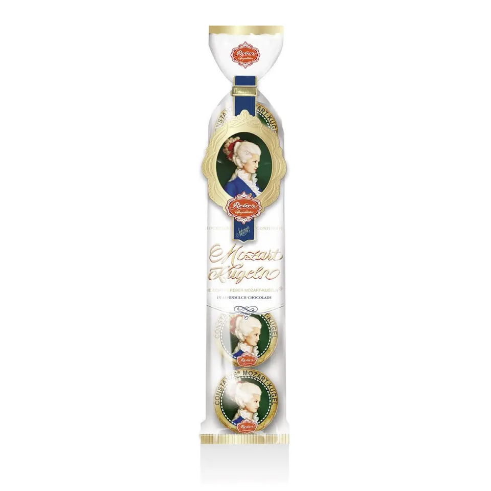 Reber Constanze Mozart-Kugeln Pralinen Alpenmilch 5er 100 g