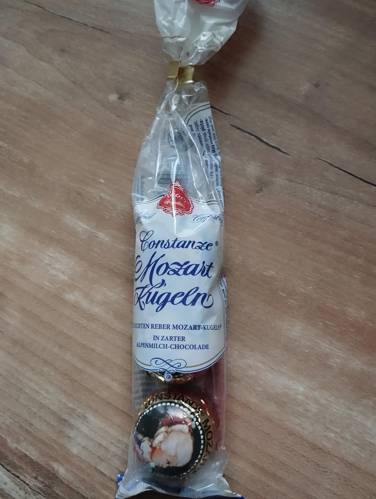 Reber Constanze Mozart-Kugeln Pralinen Alpenmilch 5er 100 g