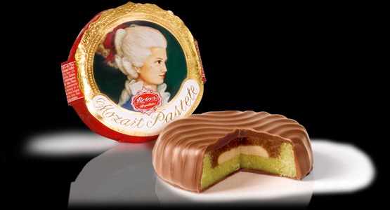 Reber Constanze Mozart-Pastete Pralinen Alpenmilch 9 Stück