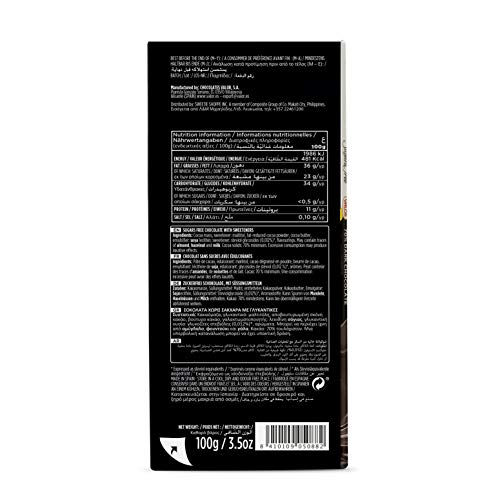Valor 0% Dunkle Schokolade 70% Tafel 100g zuckerfrei Stevia