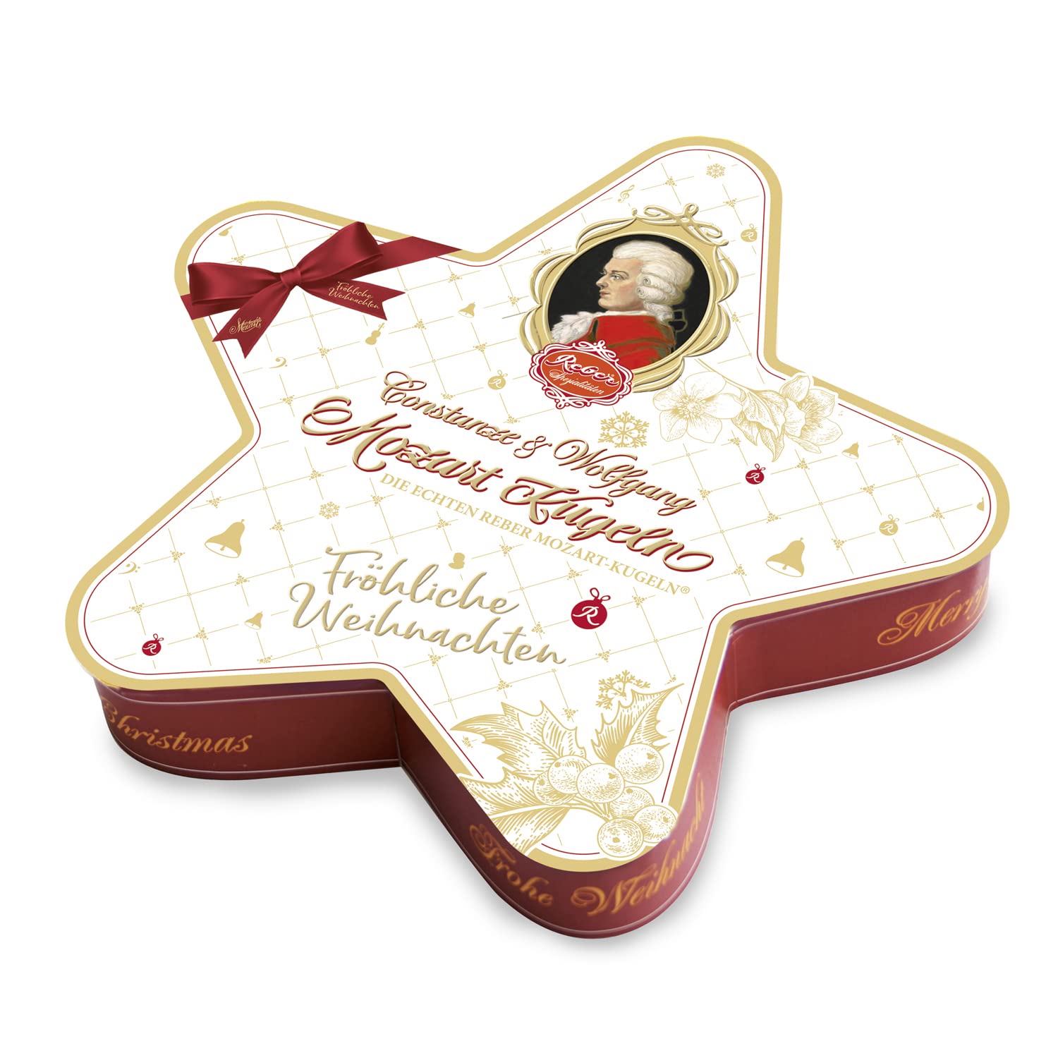 Reber Weihnachtsstern Pralinenmischung 12er 240g Kugeln