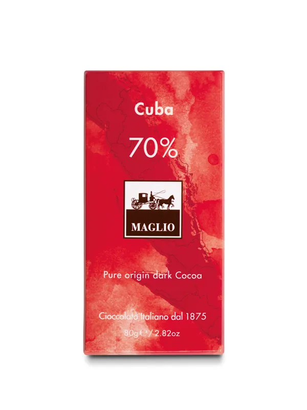 Maglio Tavolette Cuba 70% Zartbitter Schokolade Tafel
