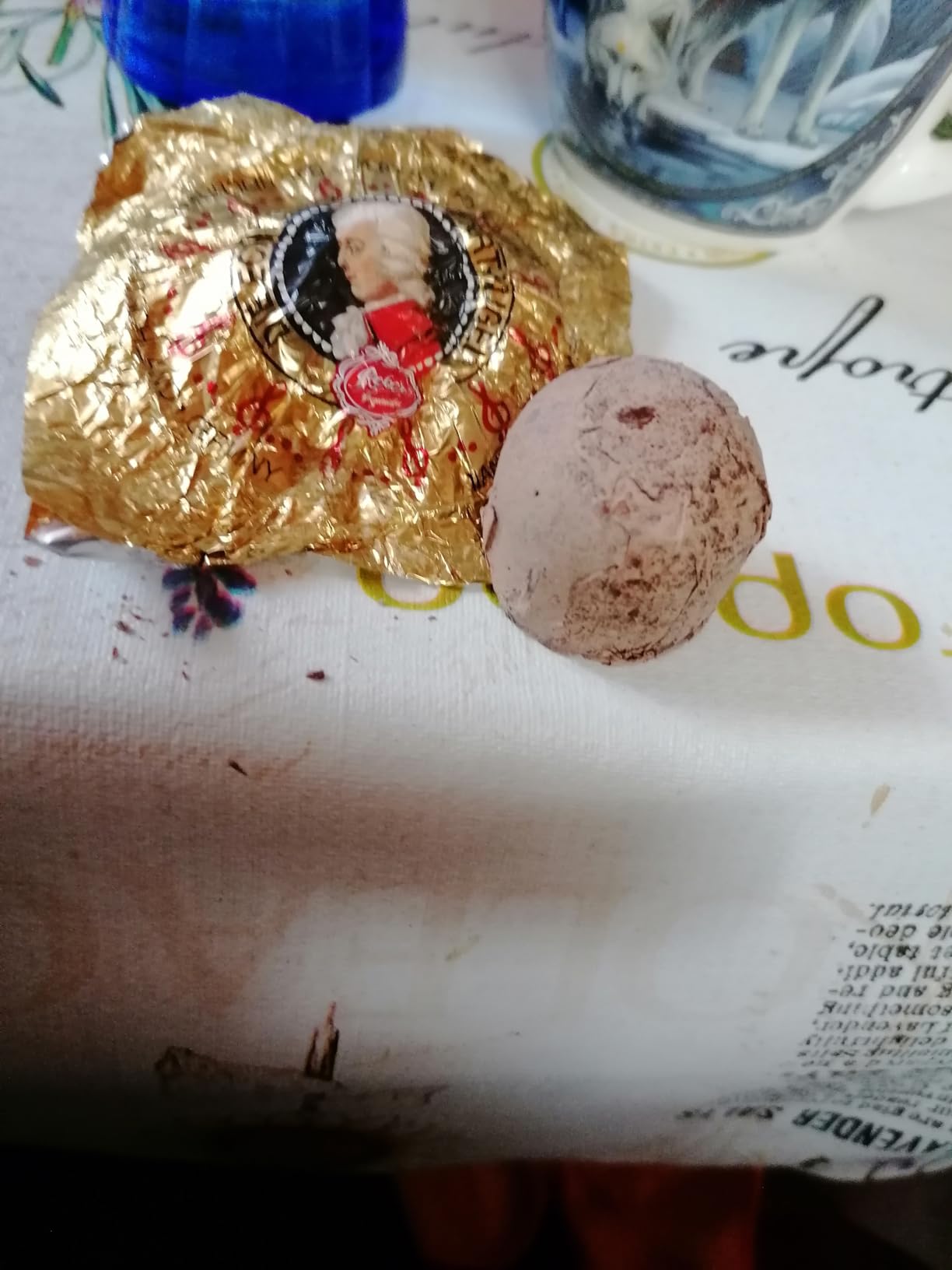 Reber Echte Mozart-Kugeln Barock Pralinen 6er 120g Zartbitter