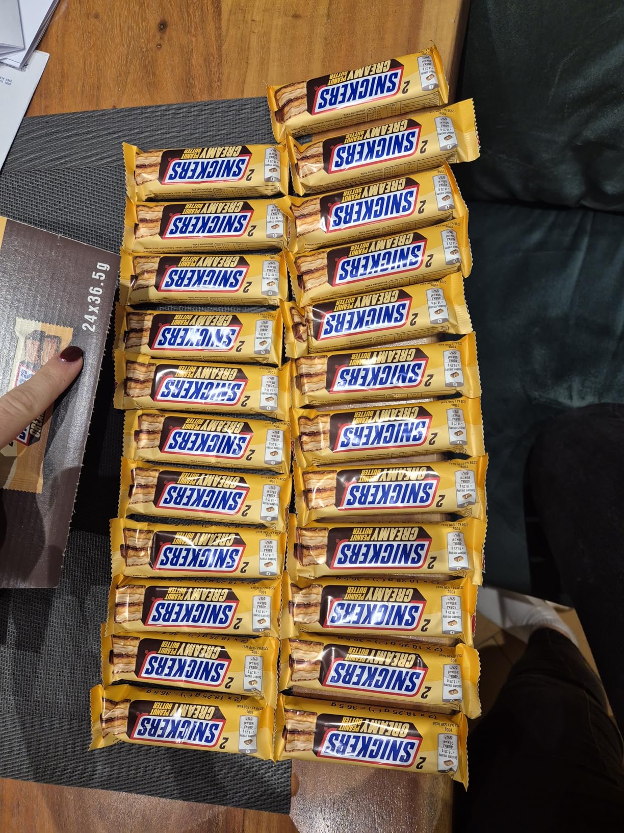 Snickers Creamy Peanutbutter Doppelriegel 24x36,5 g