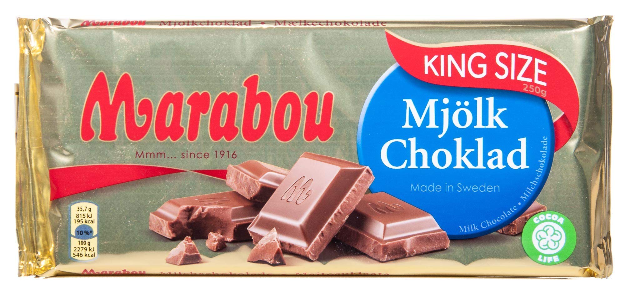 Marabou Chokladkakor Mjölk Schokolade 15x250g Vollmilch