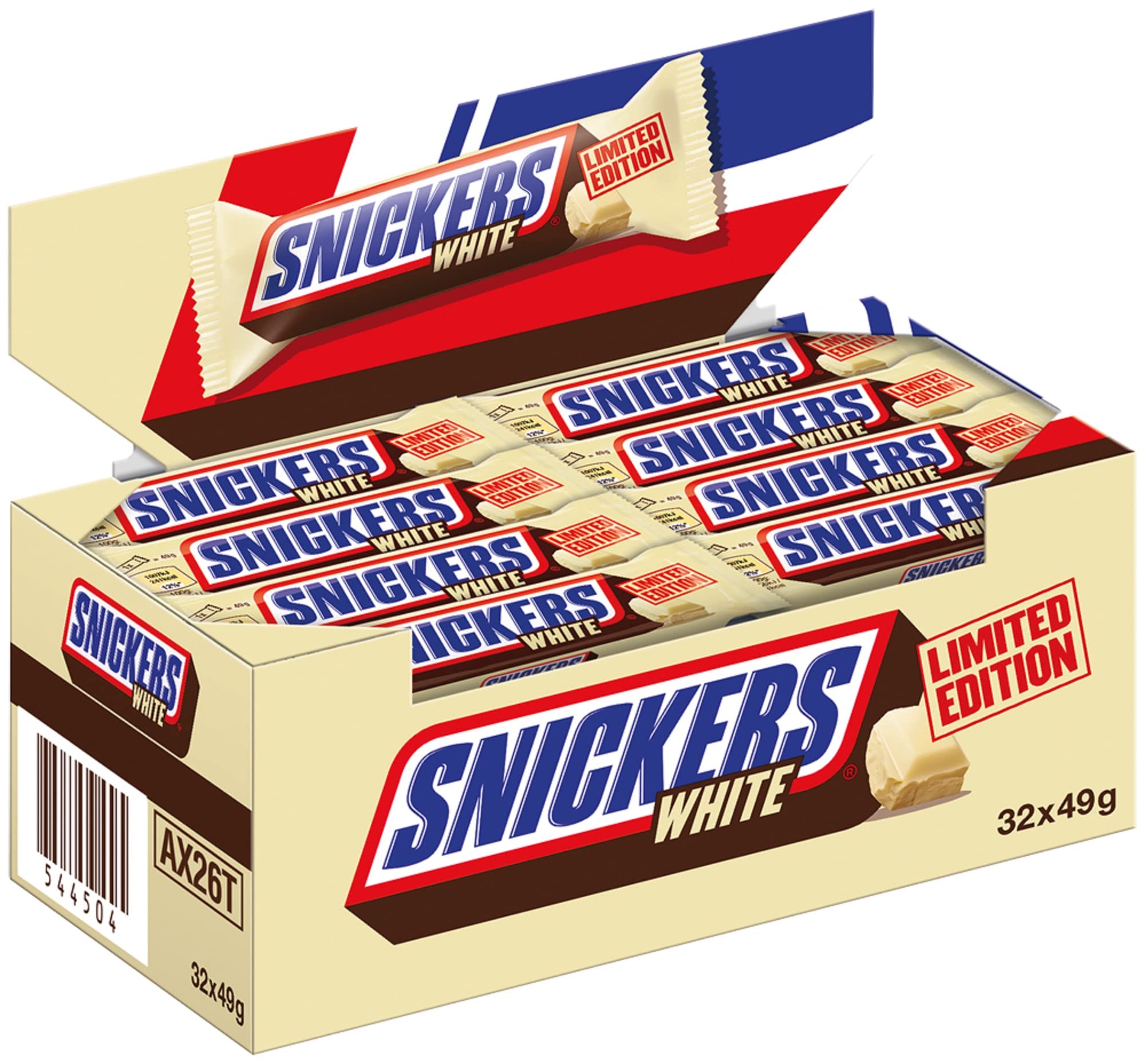 Snickers Original Schokoriegel Karamell 32x50g Vorratspack