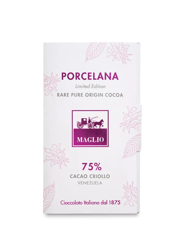 Maglio Porcelana Bitterschokolade Tafel 60g 75% Kakao