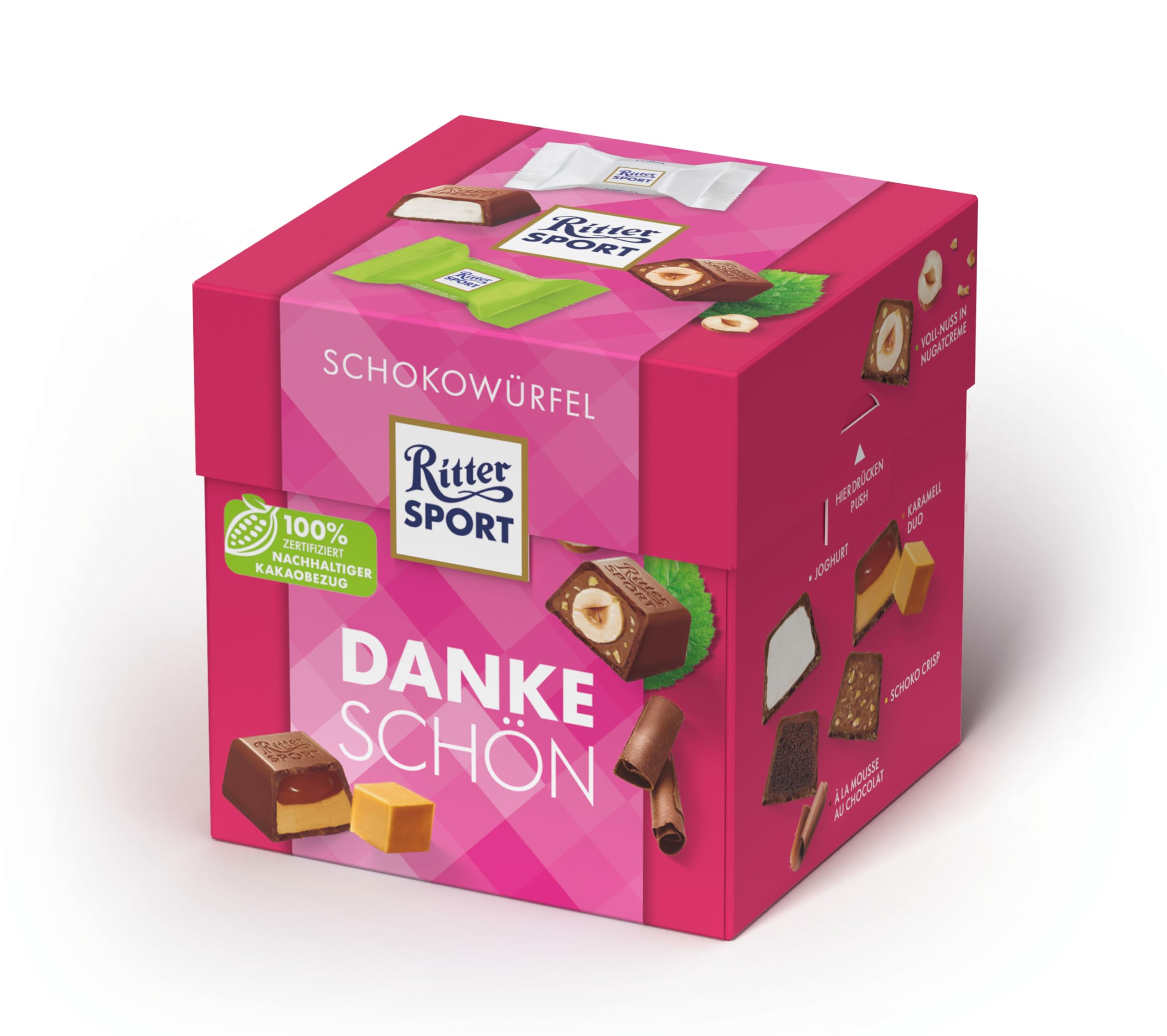 Ritter Sport Bunte Vielfalt Schokowürfel Dankeschön 8 x 176 g