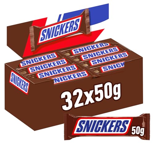 Snickers Original Schokoriegel Karamell 32x50g Vorratspack