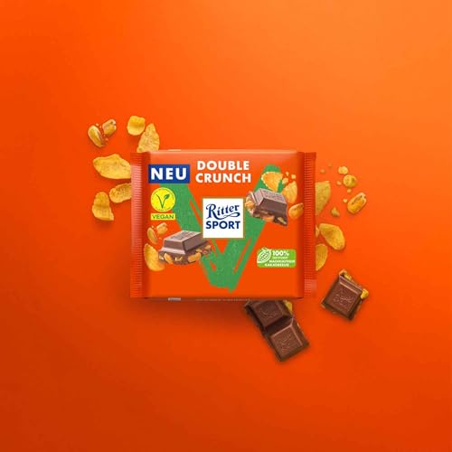 Ritter Sport Vegan Double Crunch Schokolade Mais 10x100g