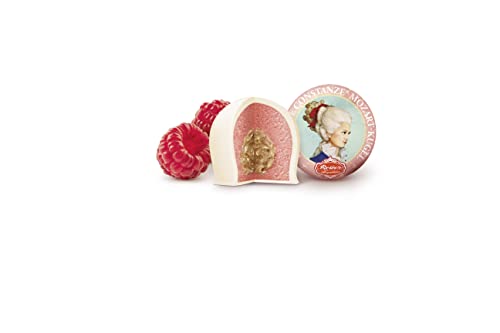 Reber Constanze Mozart-Kugeln Pralinen weiß Himbeer 5er 100 g