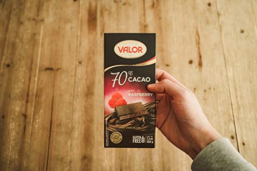 Valor Tradicionales Dunkle Schokolade 100g Himbeere 70%
