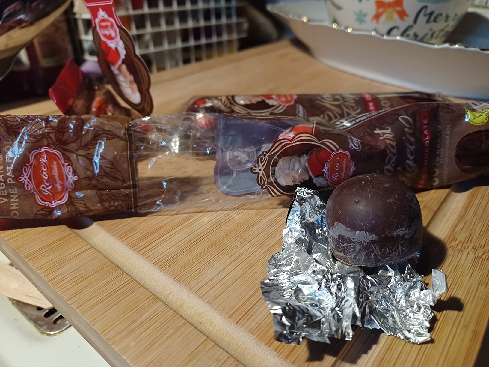 Reber Mozart-Kugeln Dark Chocolate 8er 160g Zartbitter