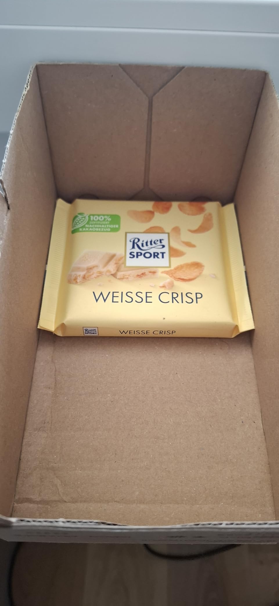 Ritter Sport Weisse Crisp Weiße Schokolade 10 x 100 g