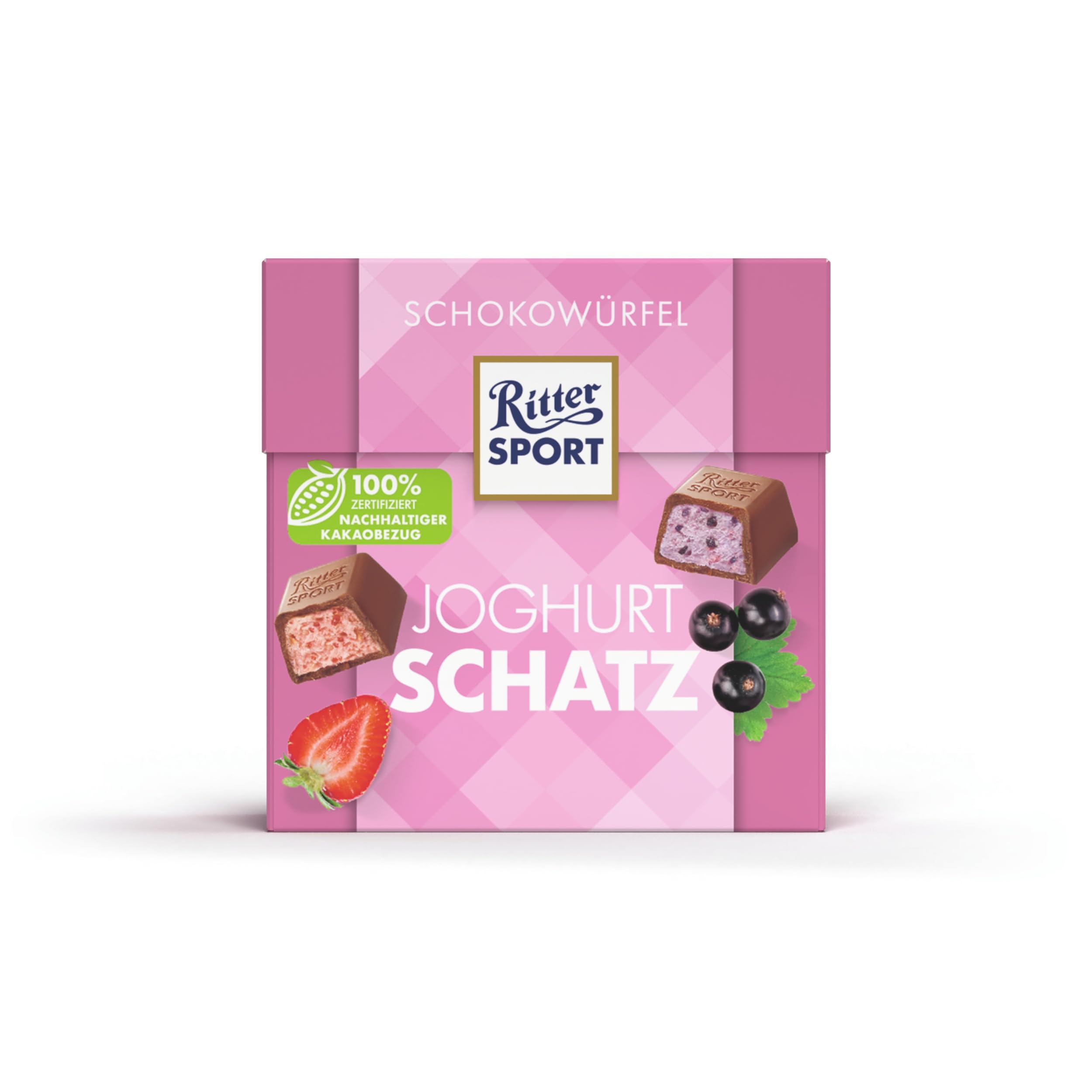 Ritter Sport Bunte Vielfalt Joghurtschatz Würfel 8x176g
