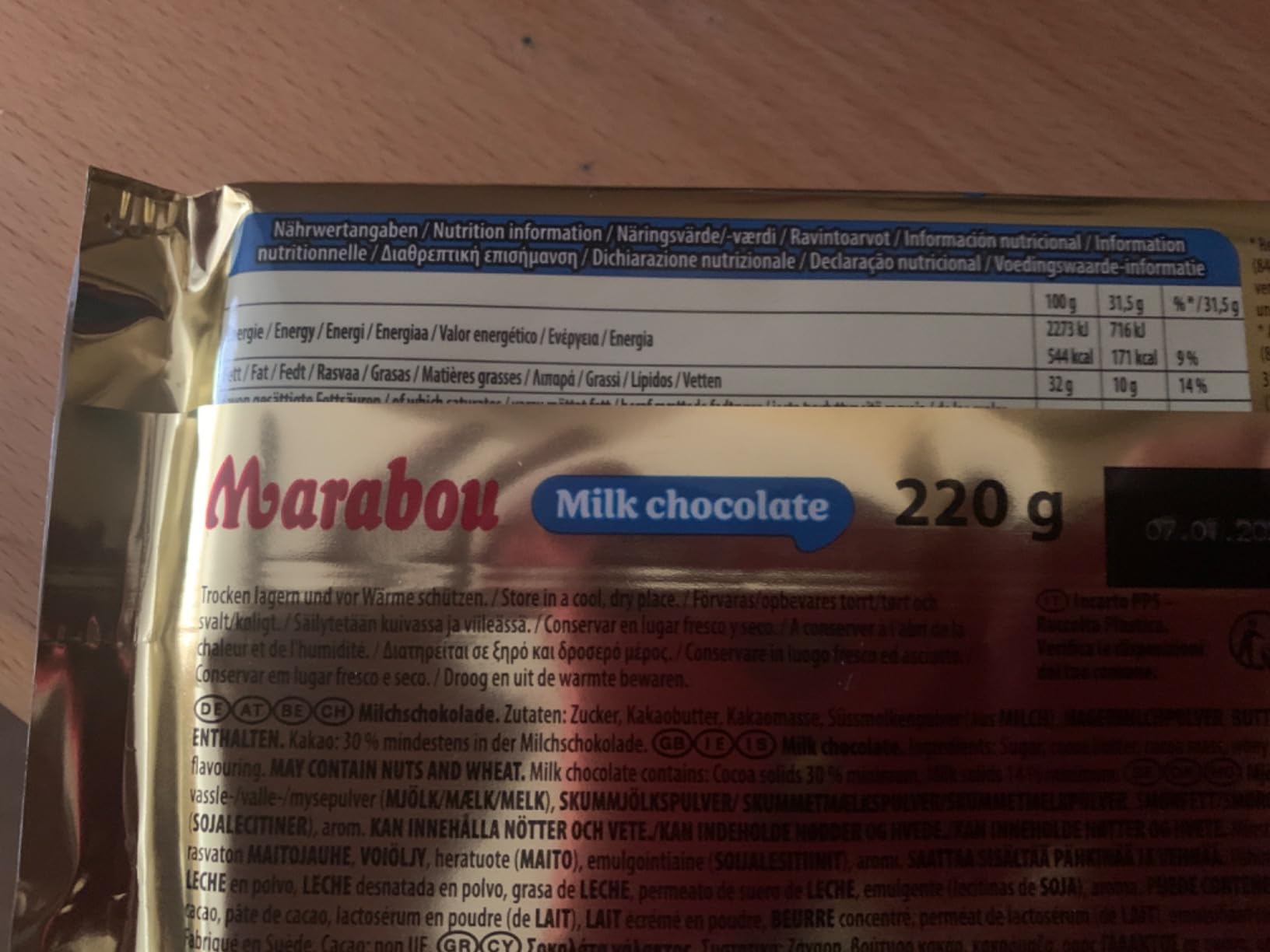 Marabou Chokladkakor Mjölk Schokolade 15x250g Vollmilch