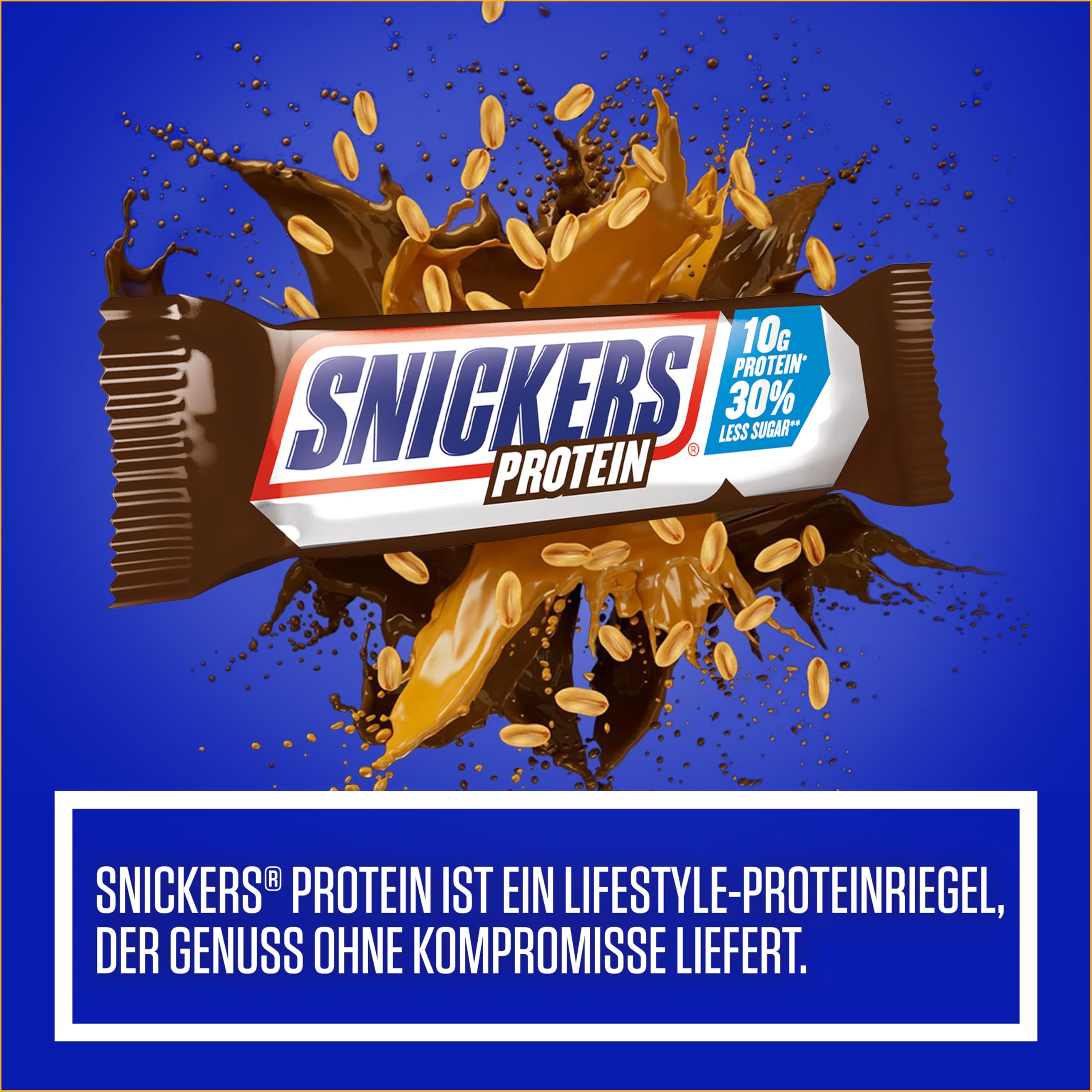 Snickers Protein Riegel 18x47g Erdnuss Karamell