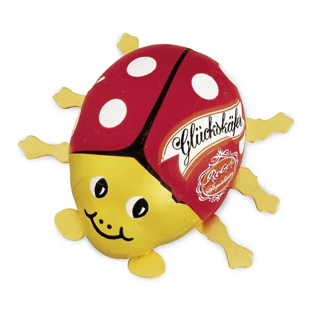 Reber Glückskäfer Alpenmilch Schoko-Figuren 4 Stück Geschenk