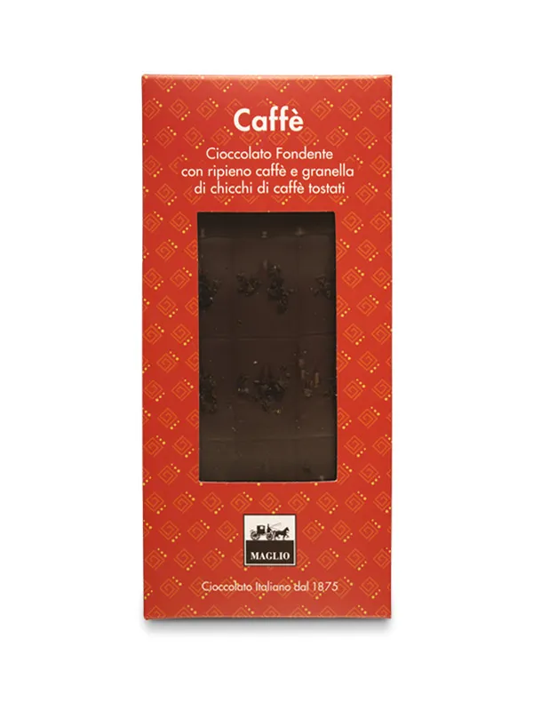 Maglio Tavoletta Fondente Kaffee Schokoladentafel mit Füllung