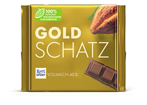 Ritter Sport Großtafel Goldschatz Vollmilch 11x250g Karamell