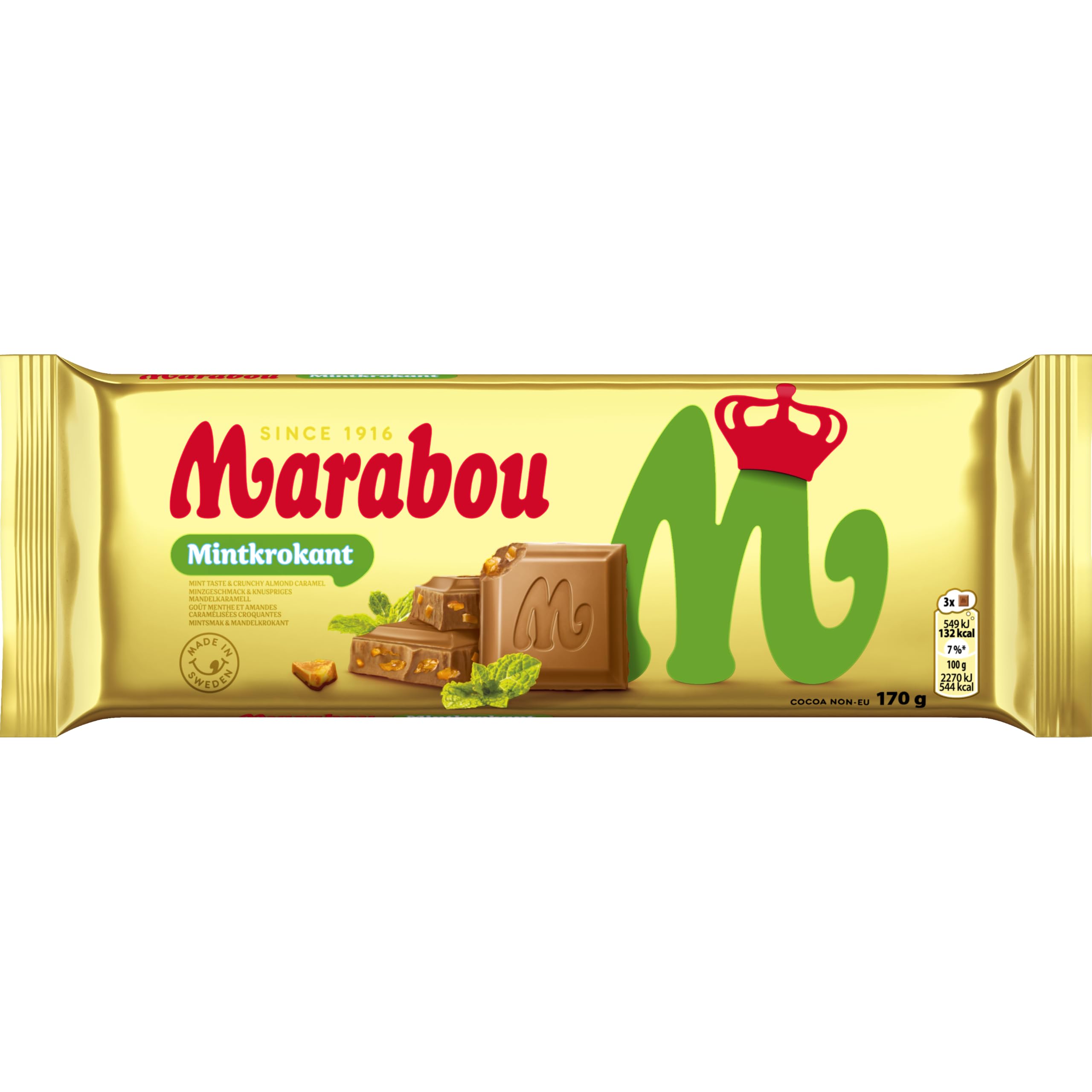 Marabou Chokladkakor Biscoff Milchschokolade 15x160 g Vorrat