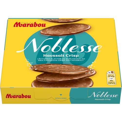 Marabou Chokladaskar Noblesse Sea Salt 12x150g Knusper