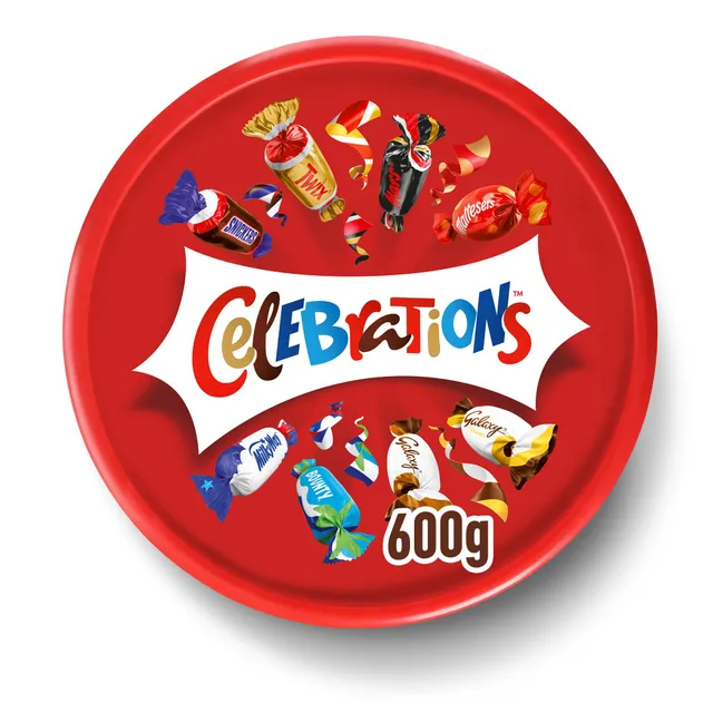 Celebrations Chocolate Bulk Box Schokoriegel 600g Minis Mix