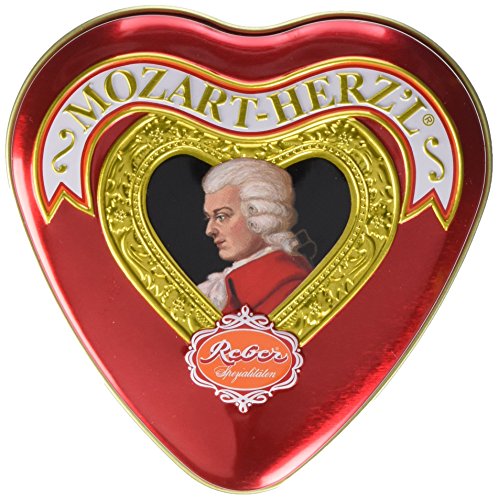 Reber Mozart Herz'l Pralinen Zartbitter 3x60g Dose