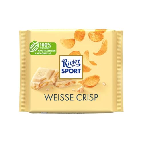 Ritter Sport Weisse Crisp Weiße Schokolade 10 x 100 g