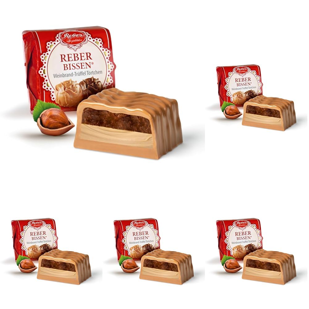 Reber Bissen Trüffel Pastete 49g Sahne-Nougat Toffee