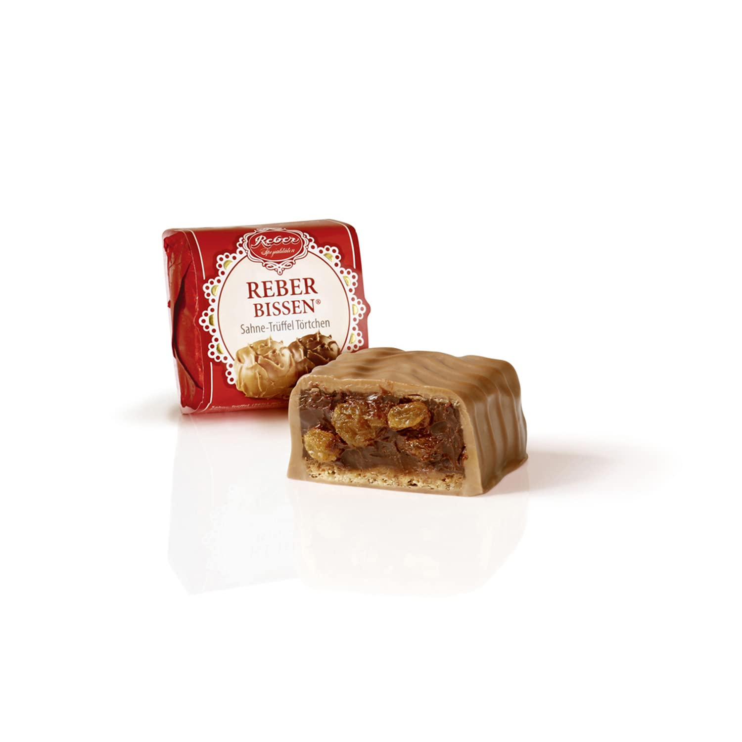 Reber Spezialitäten-Kassette Mozart Pralinen Weihnachten 8er 285 g