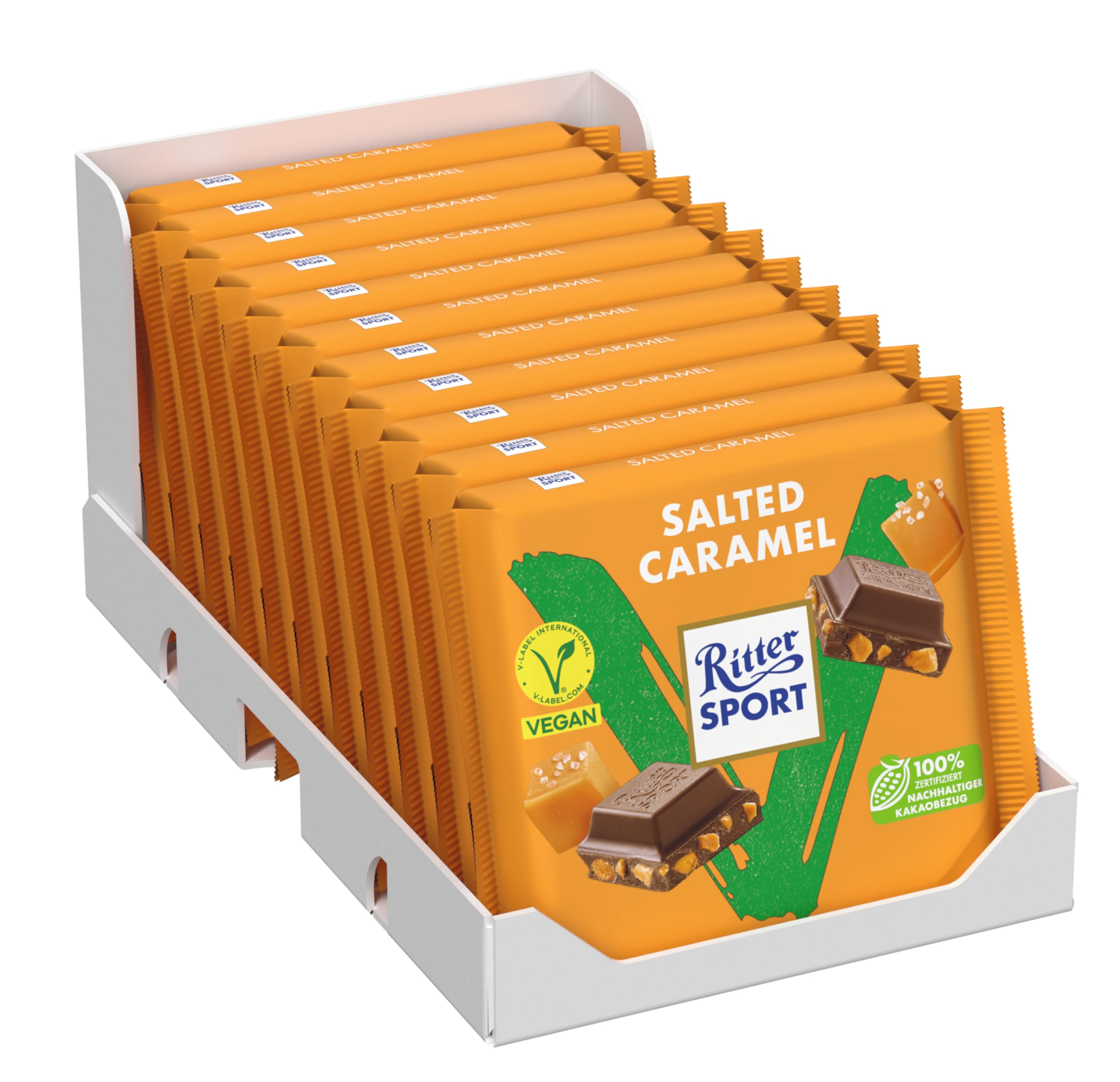 Ritter Sport Vegan Salted Caramel Schokolade 11x100g