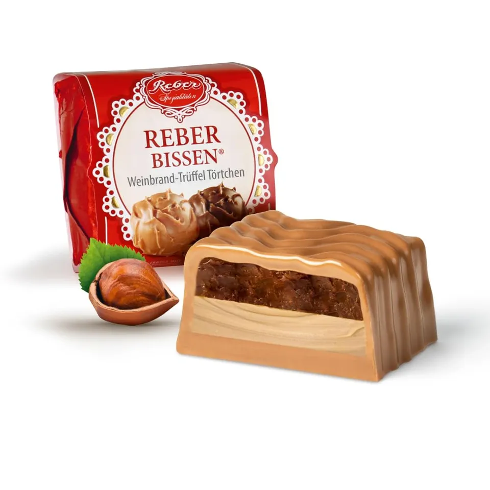 Reber Bissen Trüffel Pastete 49g Sahne-Nougat Toffee
