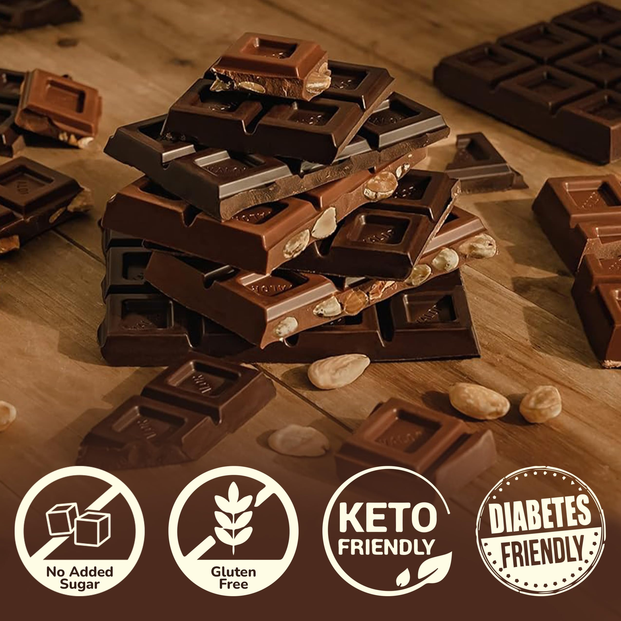 Valor 0% Dunkle Schokolade 85% Kakao zuckerfrei 100 g