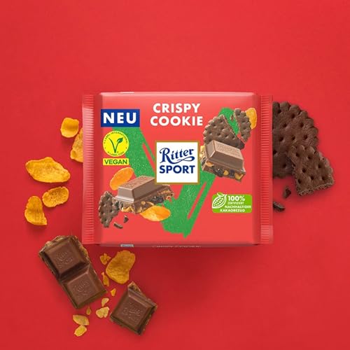 Ritter Sport Vegan Crispy Cookie Schokolade 10x100g vegan
