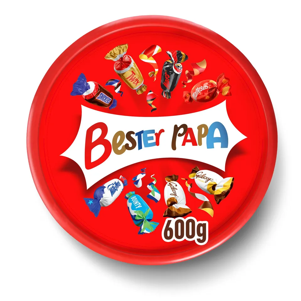 Celebrations Gift Tin Bester Papa Pralinenmischung 550g Dose
